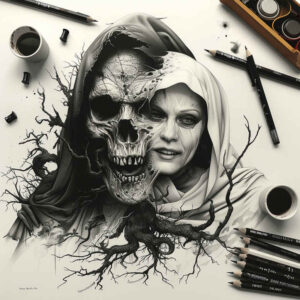 Inne mroczne - Free tattoo design ideas ai genereted - inkby.ai