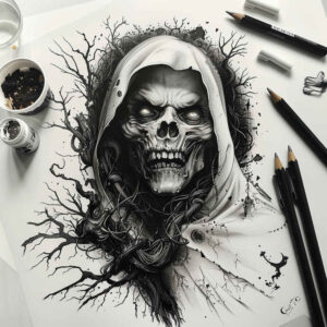 Inne mroczne - Free tattoo design ideas ai genereted - inkby.ai