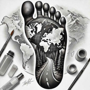 Podróże - Free tattoo design ideas ai genereted - inkby.ai