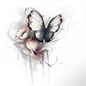 Motyle ćmy ważki - Free tattoo design ideas ai genereted - inkby.ai