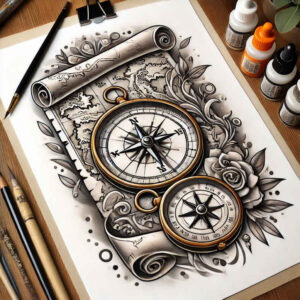 Podróże - Free tattoo design ideas ai genereted - inkby.ai