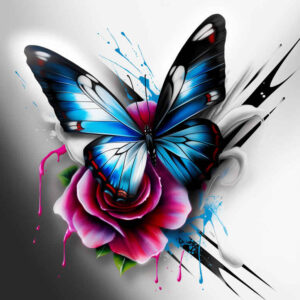 Motyle ćmy ważki - Free tattoo design ideas ai genereted - inkby.ai