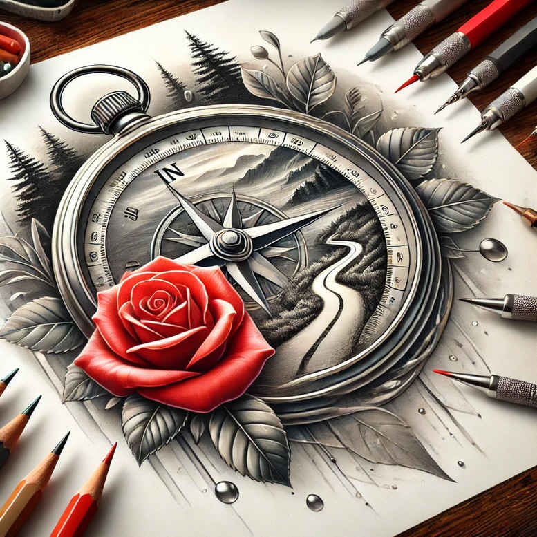 Podróże - Free tattoo design ideas ai genereted - inkby.ai