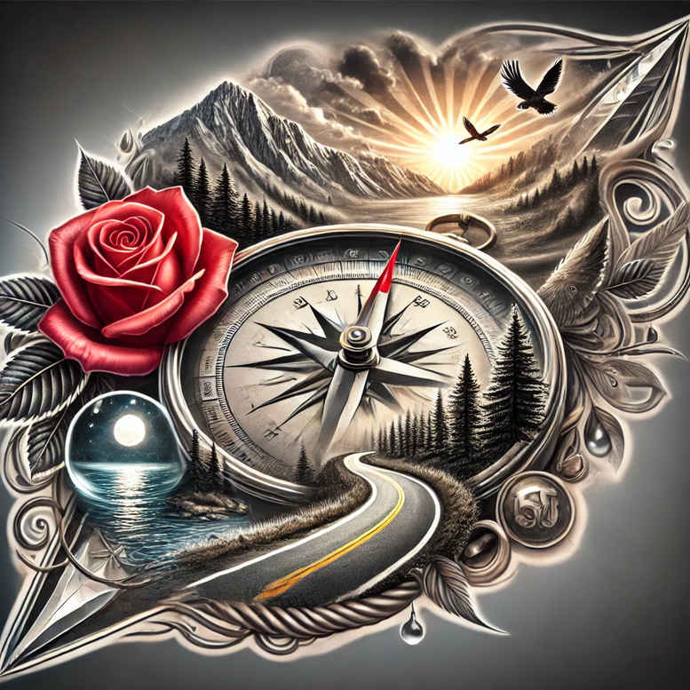 Podróże - Free tattoo design ideas ai genereted - inkby.ai