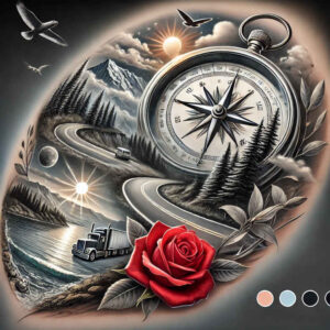 Podróże - Free tattoo design ideas ai genereted - inkby.ai