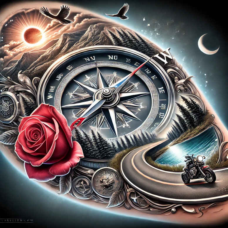 Podróże - Free tattoo design ideas ai genereted - inkby.ai