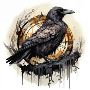 Kruki i wrony - Free tattoo design ideas ai genereted - inkby.ai