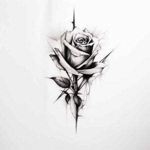 Delikatne kwiaty - Free tattoo design ideas ai genereted - inkby.ai