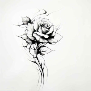 Delikatne kwiaty - Free tattoo design ideas ai genereted - inkby.ai