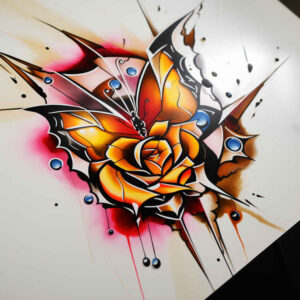 Motyle ćmy ważki - Free tattoo design ideas ai genereted - inkby.ai