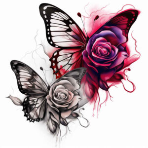 Motyle ćmy ważki - Free tattoo design ideas ai genereted - inkby.ai