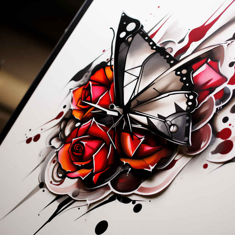 Motyle ćmy ważki - Free tattoo design ideas ai genereted - inkby.ai