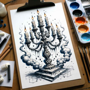 Świece - Free tattoo design ideas ai genereted - inkby.ai