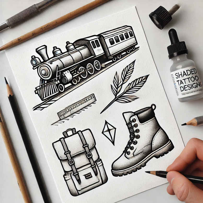 Podróże - Free tattoo design ideas ai genereted - inkby.ai
