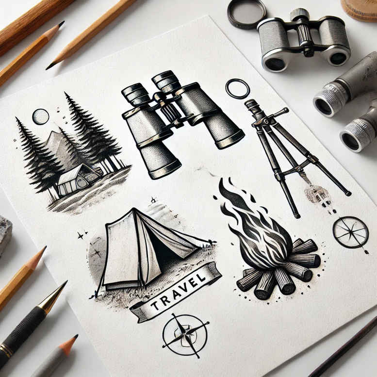 Podróże - Free tattoo design ideas ai genereted - inkby.ai