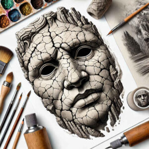 Surrealistyczne postacie - Free tattoo design ideas ai genereted - inkby.ai