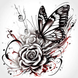 Motyle ćmy ważki - Free tattoo design ideas ai genereted - inkby.ai