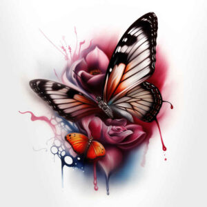 Motyle ćmy ważki - Free tattoo design ideas ai genereted - inkby.ai