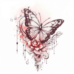 Motyle ćmy ważki - Free tattoo design ideas ai genereted - inkby.ai