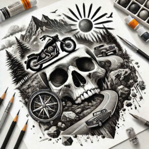 Podróże - Free tattoo design ideas ai genereted - inkby.ai