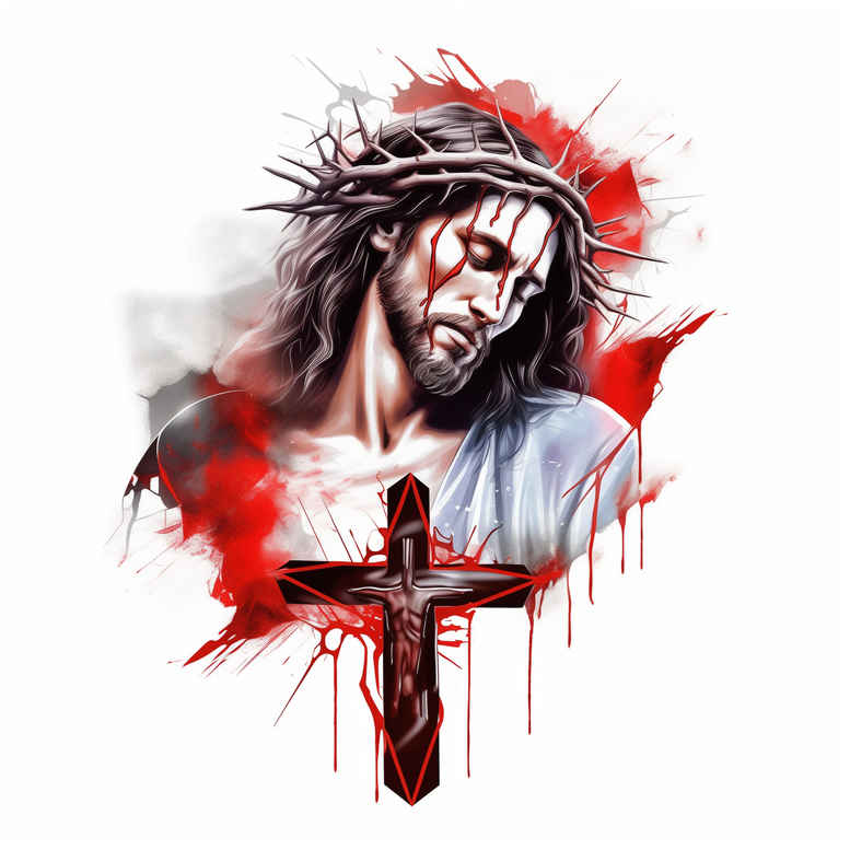 face-of-jesus-tattoo – tattoo design ideas free ai generated – tattoo-reflection – for-collarbone – Gallery: jesus-inkby-ai
