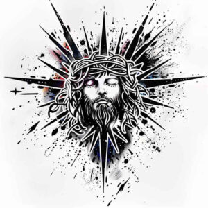for-women – tattoo design ideas free ai generated – depth-of-field – for-inner-arm – Gallery: jesus-inkby-ai