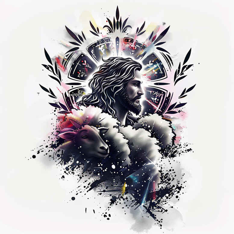jesus-and-grace-for-men – tattoo design ideas free ai generated – cgi-realism – for-wrist – Gallery: jesus-inkby-ai
