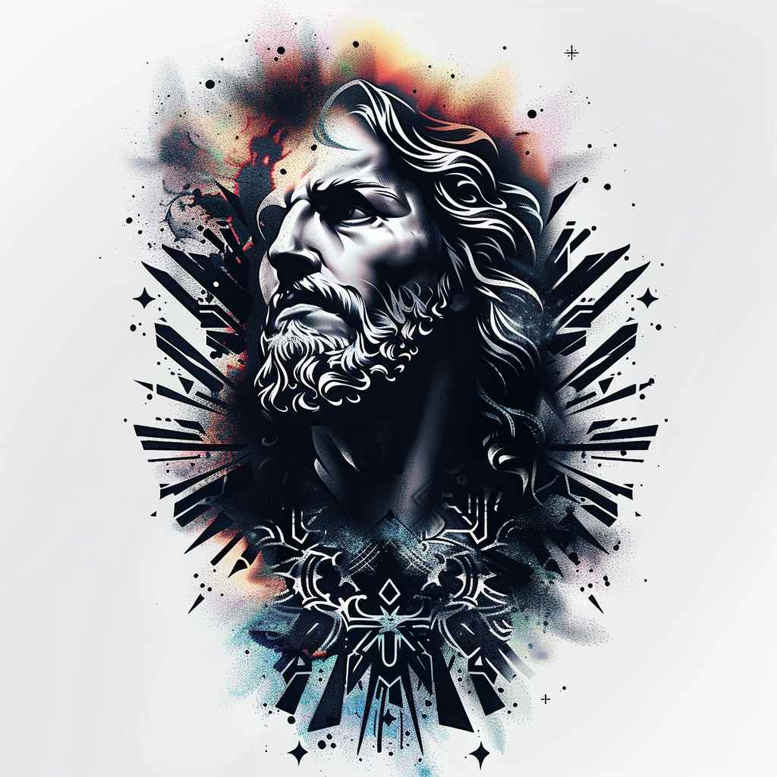 jesus-and-hope – tattoo design ideas free ai generated – ink-precision – for-hand – Gallery: jesus-inkby-ai