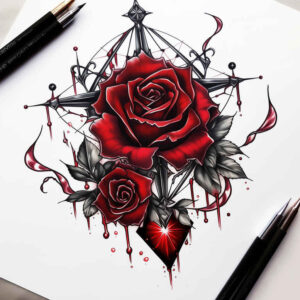 jesus-and-peace – tattoo design ideas free ai generated – natural-tones – for-foot – Gallery: jesus-inkby-ai