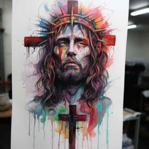 jesus-and-redemption – tattoo design ideas free ai generated – ink-precision – for-nape – Gallery: jesus-inkby-ai