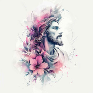 jesus-and-salvation – tattoo design ideas free ai generated – ink-realism – for-back-shoulder – Gallery: jesus-inkby-ai