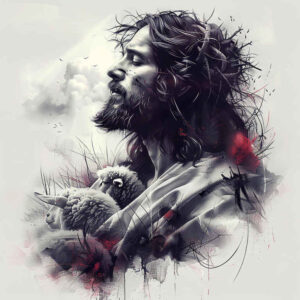 jesus-and-the-way – tattoo design ideas free ai generated – moist-effect – for-thigh – Gallery: jesus-inkby-ai