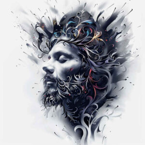 jesus-and-the-way – tattoo design ideas free ai generated – realism-tattoo – for-upper-shoulder – Gallery: jesus-inkby-ai