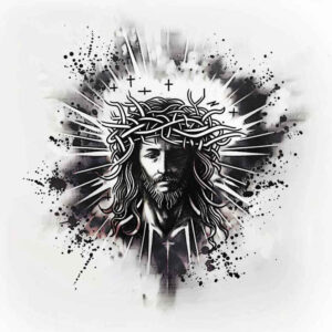 jesus-christ – tattoo design ideas free ai generated – realistic-movement – for-hip – Gallery: jesus-inkby-ai