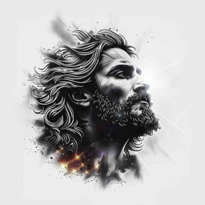 jesus-cross-tattoo – tattoo design ideas free ai generated – tactile-shading – for-heel – Gallery: jesus-inkby-ai