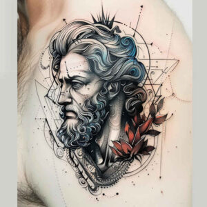 jesus-divine-grace-tattoo – tattoo design ideas free ai generated – clean-background – for-toe – Gallery: jesus-inkby-ai