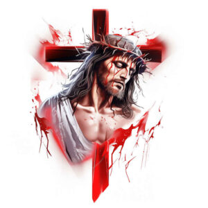 jesus-divine-grace-tattoo – tattoo design ideas free ai generated – skin-texture – for-calf – Gallery: jesus-inkby-ai