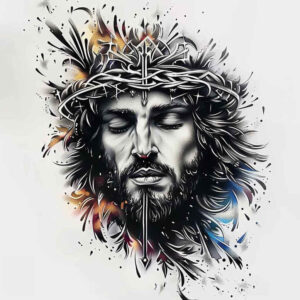 jesus-forgiveness-tattoo – tattoo design ideas free ai generated – skin-illusion – for-foot – Gallery: jesus-inkby-ai