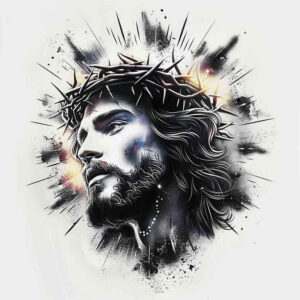 jesus-holy-love-tattoo – tattoo design ideas free ai generated – refined-lines – for-hip – Gallery: jesus-inkby-ai