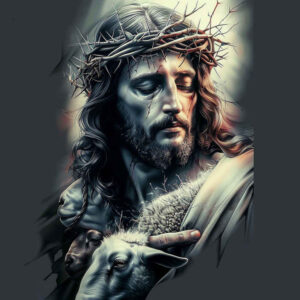 jesus-holy-love-tattoo – tattoo design ideas free ai generated – subtle-gradients – for-abdomen – Gallery: jesus-inkby-ai
