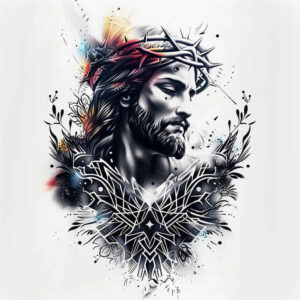jesus-holy-spirit-tattoo – tattoo design ideas free ai generated – visual-accuracy – for-foot – Gallery: jesus-inkby-ai