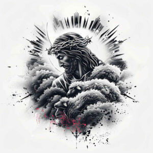 jesus-hope-tattoo – tattoo design ideas free ai generated – soft-contrast – for-neck – Gallery: jesus-inkby-ai