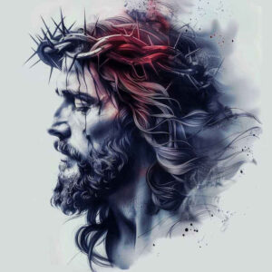 jesus-iconic-tattoo – tattoo design ideas free ai generated – crisp-detail – for-triceps – Gallery: jesus-inkby-ai