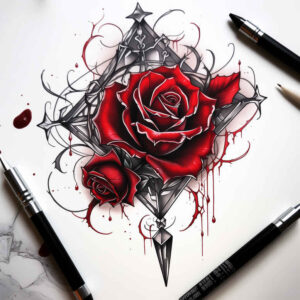 jesus-iconic-tattoo – tattoo design ideas free ai generated – micro-detail – for-triceps – Gallery: jesus-inkby-ai