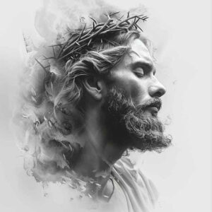 jesus-iconic-tattoo – tattoo design ideas free ai generated – realistic-dimension – for-palm – Gallery: jesus-inkby-ai