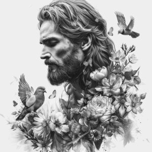 jesus-in-painting – tattoo design ideas free ai generated – depth-perception – for-nape – Gallery: jesus-inkby-ai
