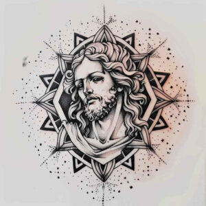 jesus – tattoo design ideas free ai generated – lifelike – for-wrist – Gallery: jesus-inkby-ai