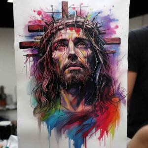 jesus – tattoo design ideas free ai generated – true-to-life – for-biceps – Gallery: jesus-inkby-ai