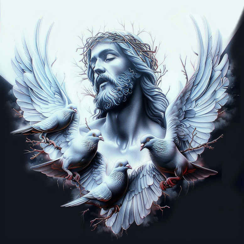 jesus – tattoo design ideas free ai generated – visual-accuracy – for-calf – Gallery: jesus-inkby-ai
