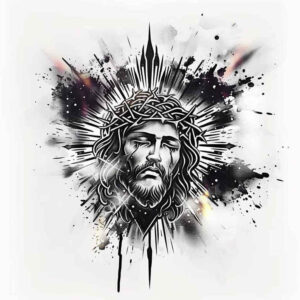 jesus-mercy-tattoo – tattoo design ideas free ai generated – photo-like-tattoo – for-shoulder – Gallery: jesus-inkby-ai